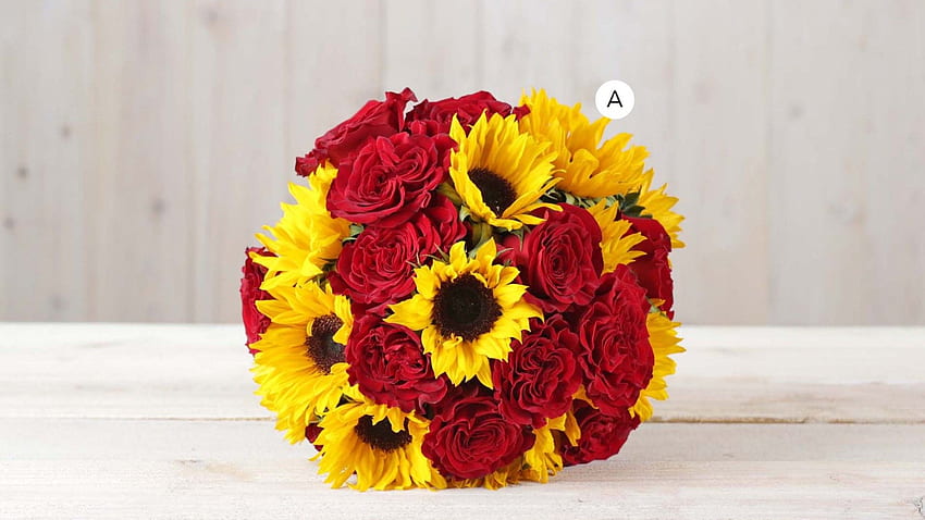 Sommersonnenblumen Botanica. Columbus Hochzeitsflorist, Sonnenblumen und Rosen HD-Hintergrundbild