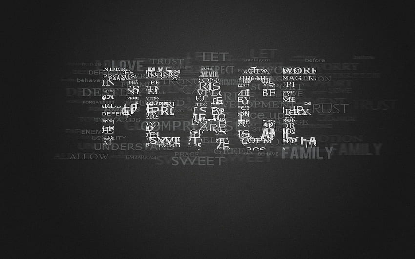 love. family. trust HD wallpaper