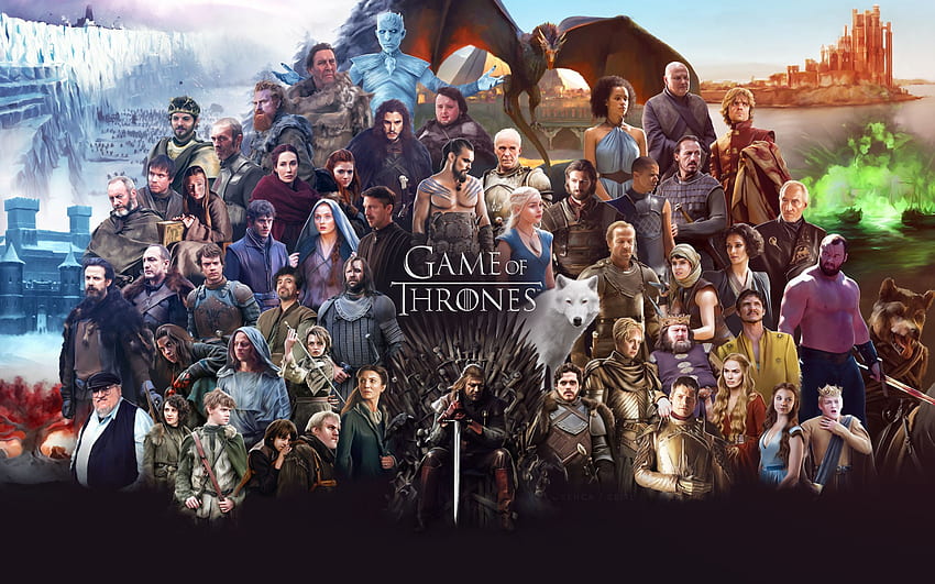 Game Of Thrones แคสต์ทั้งหมด, รายการทีวี, , , พื้นหลัง และ วอลล์เปเปอร์ HD