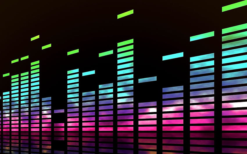 Graphic Equalizer Bars Blue (Page 1) HD wallpaper