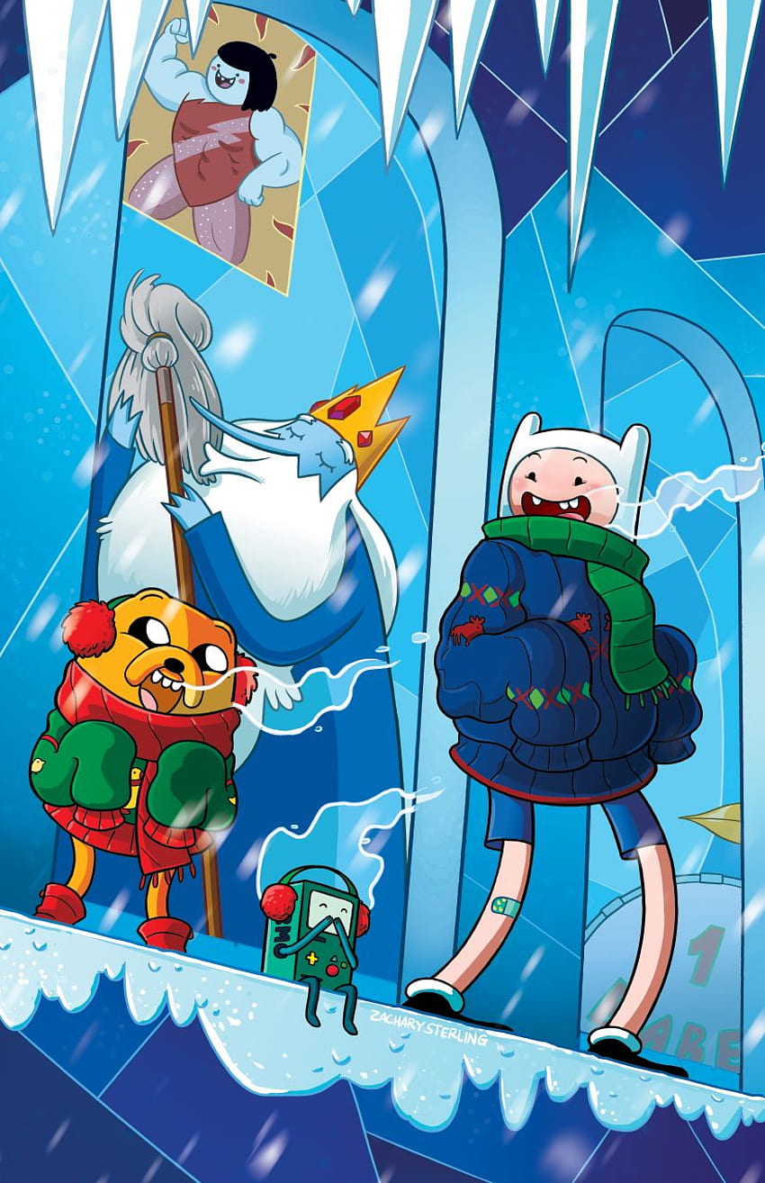 진짜 얼음왕? XD - finn and jake와 함께하는 모험 시간 팬 Art, Adventure Time 크리스마스 HD 전화 배경 화면