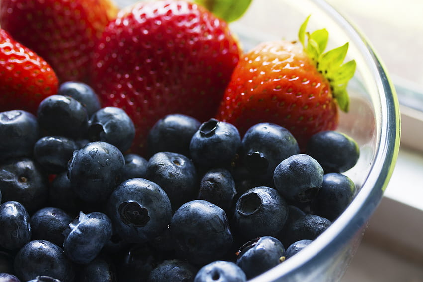 Food, Strawberry, Bilberries, Berries HD wallpaper