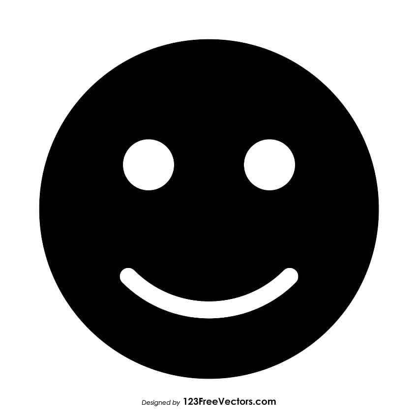 Emoji faccina nera leggermente sorridente nel 2021. Icone faccina sorridente, Emoji, Emoji nera, Sorriso bianco e nero Sfondo del telefono HD