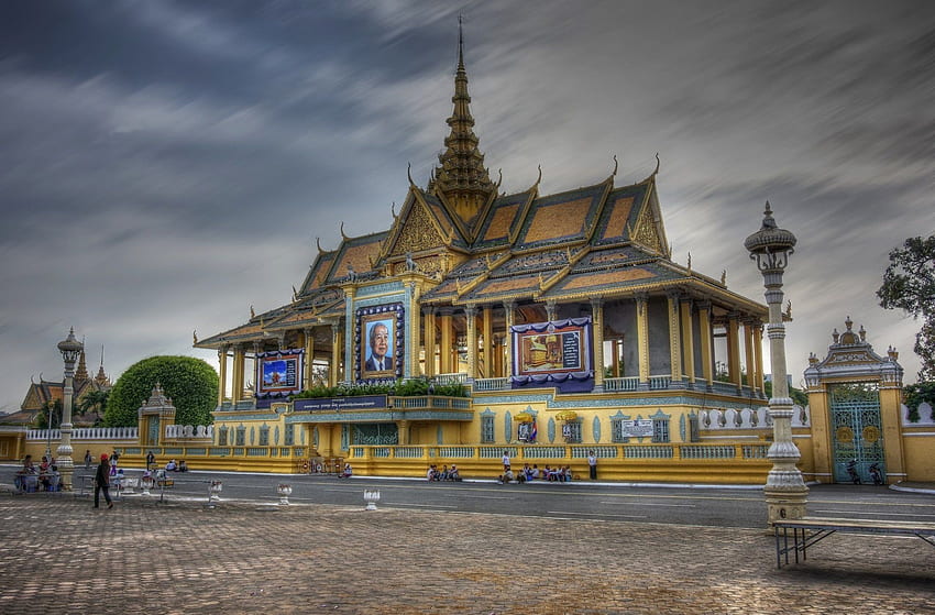 Phnom Penh and Background HD wallpaper