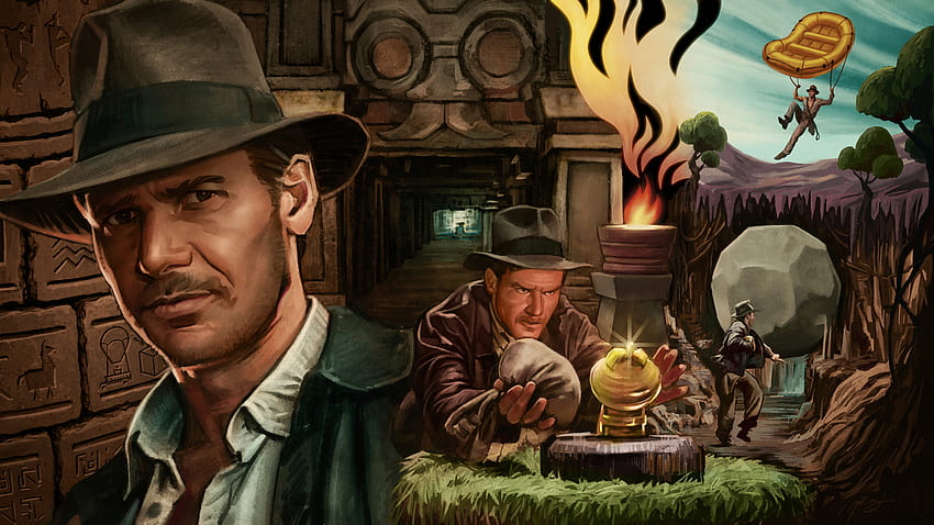 Indiana Jones Vibin Coole Fortnite Digitale Kunst Fortnite HD-Hintergrundbild