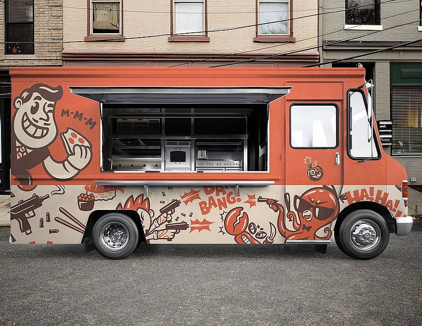 Best Food Truck Mockup Templates 2020 HD wallpaper