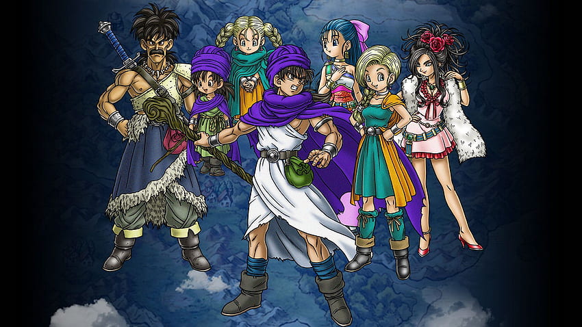 Le jeu DS de dix ans Dragon Quest V est entré dans les charts japonais Fond d'écran HD