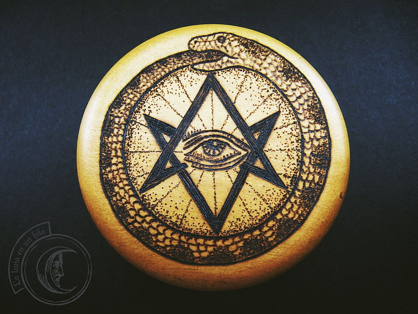 Thelema. Magick tattoo, Ouroboros, Triangle eye HD wallpaper