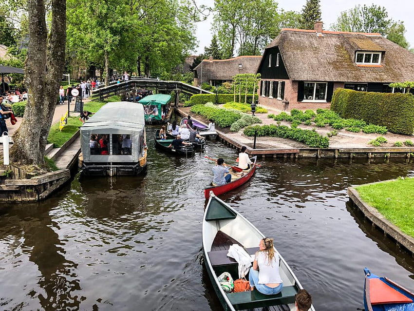Una escapada de fin de semana en Giethoorn, Países Bajos, Giethoorn, Países Bajos (B) fondo de pantalla