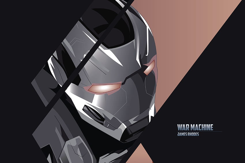 War Machine, James Rhodes, Minimal, , , Creative Graphics / Editor's Picks,. for iPhone, Android, Mobile and HD wallpaper