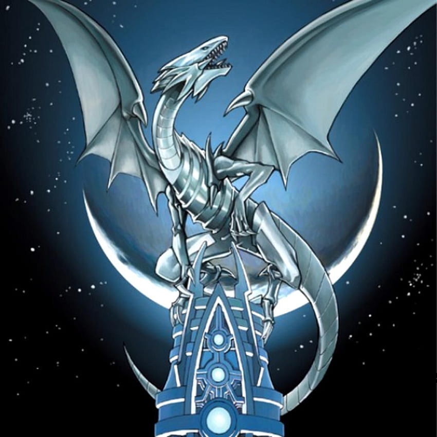 Dragón blanco de ojos azules de Yugioh más popular COMPLETO, Dragón blanco de ojos azules fondo de pantalla del teléfono