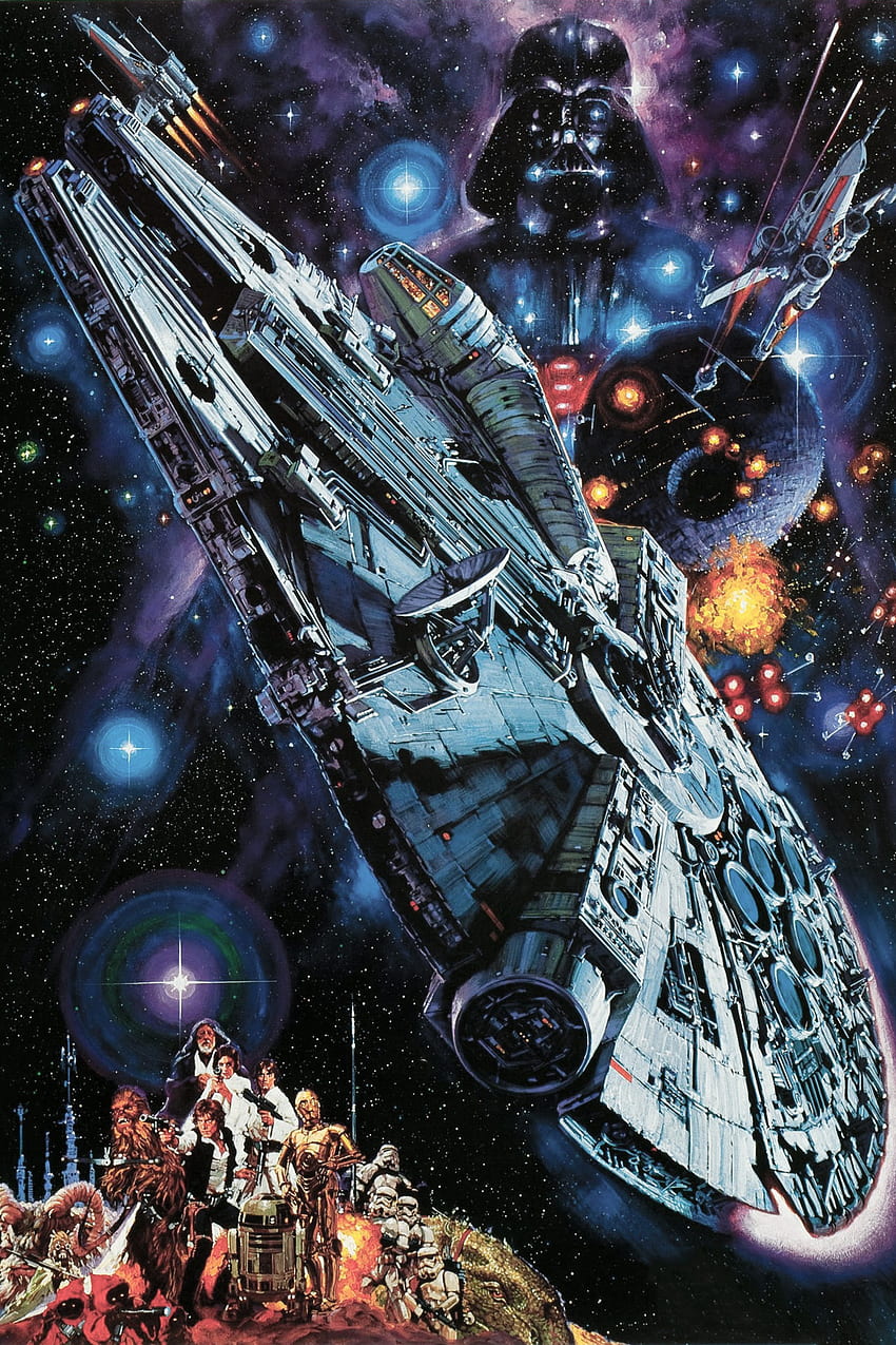 Star Wars-Collage HD-Handy-Hintergrundbild