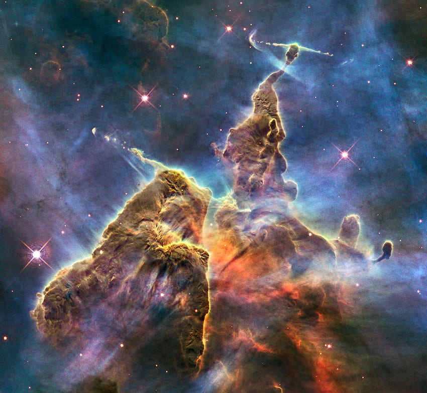 Pillars of Creation. 100 graphs. The Most Influential, Pillars of Creation Hubble HD wallpaper