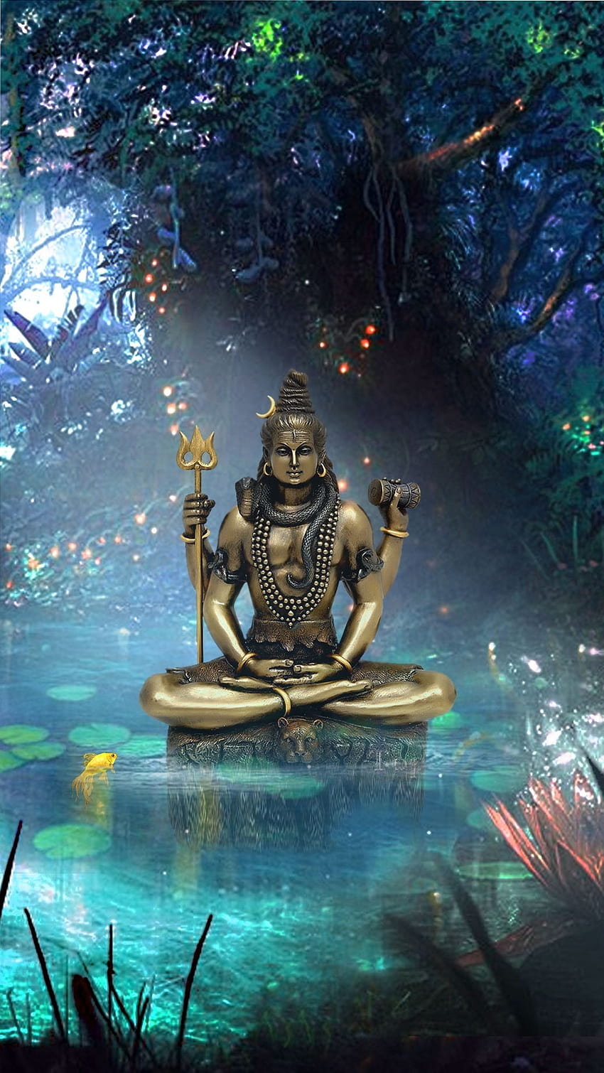 Prosenjit Shiva, Naturhintergrund HD-Handy-Hintergrundbild