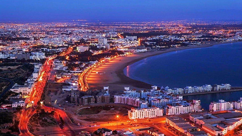 Maroko, Casablanca Maroko Tapeta HD