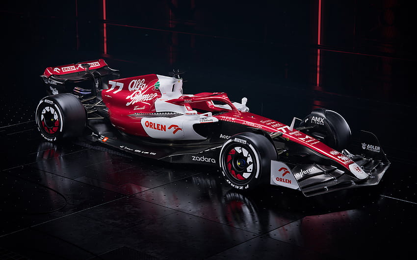 2022, Формула 1, Alfa Romeo C42, , изглед отпред, екстериор, нов C42, F1 състезателни автомобили, Alfa Romeo, C42, Alfa Romeo F1 Team HD тапет