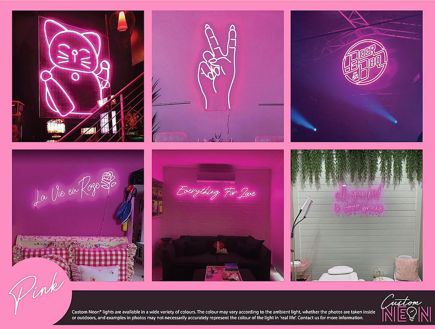 Crie letreiros de néon personalizados com o Custom Neon® LED Sign Maker, Neon Writing papel de parede HD