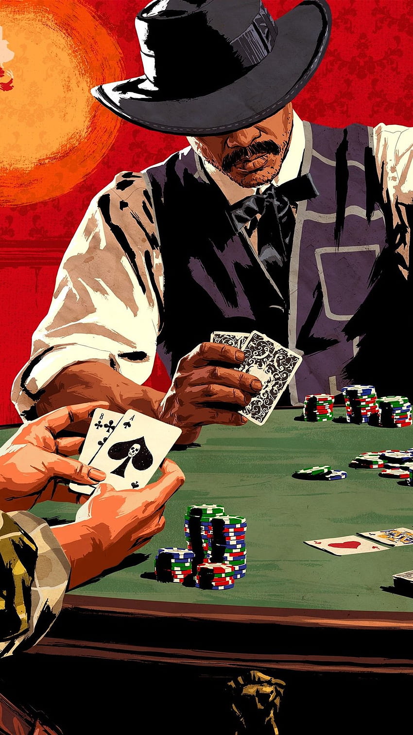 Red Dead Redemption 2, Poker Cards IPhone 8 7 6 6S Plus , Background HD phone wallpaper