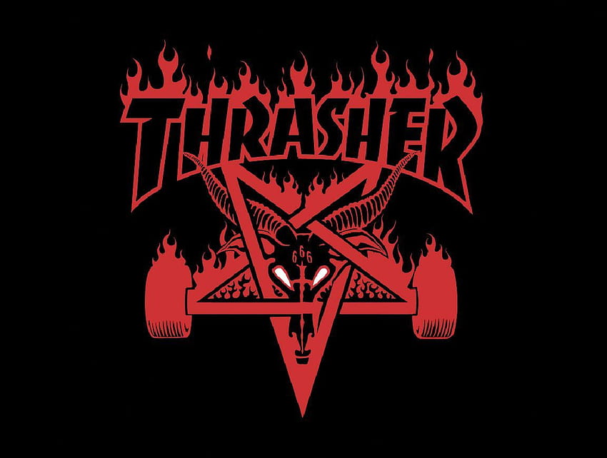 Thrasher Logo HD wallpaper