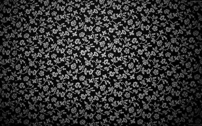 Black Baroque Pattern : High Definition HD wallpaper