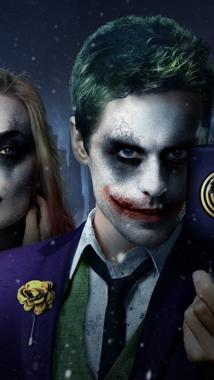 Harley Quinn And Joker iPhone With - Joker, Suicide Squad Harley Quinn HD phone wallpaper
