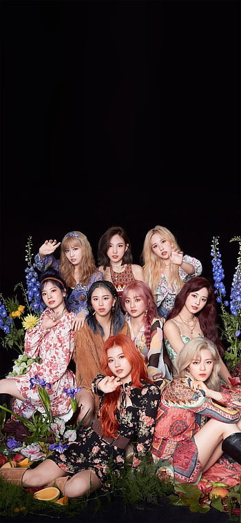 TWICE Alcohol-Free All Members 4K Phone iPhone Wallpaper #4110a