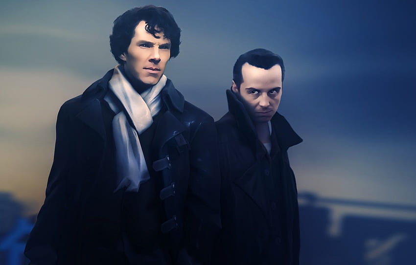 Benedict Cumberbatch, Sherlock, Jim Moriarty, serie de televisión fondo de pantalla