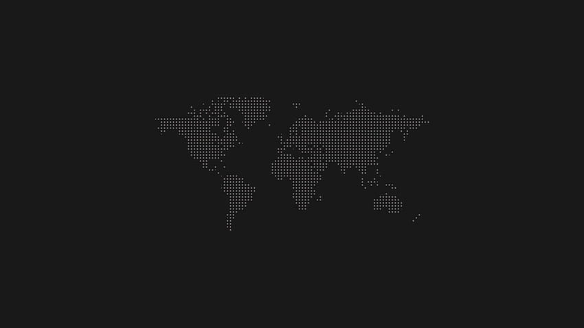 world map [1920x1080]  World map wallpaper, Desktop wallpaper black, Dark  desktop backgrounds