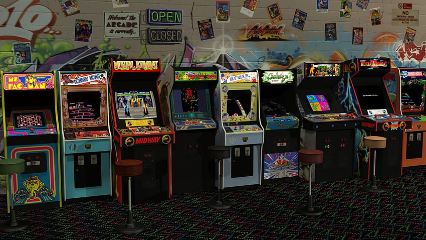MemoRift Brings Your Retro Arcade Memories to Life in Virtual, 90s Retro HD wallpaper