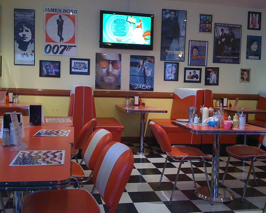 50s Diner Inside jbs american diner [], 모바일 및 태블릿용. 아메리칸 다이너를 둘러보세요. 오래된 차 테두리, 식당 테두리, 50년대 식당 테두리, 미적 식당 테두리 HD 월페이퍼