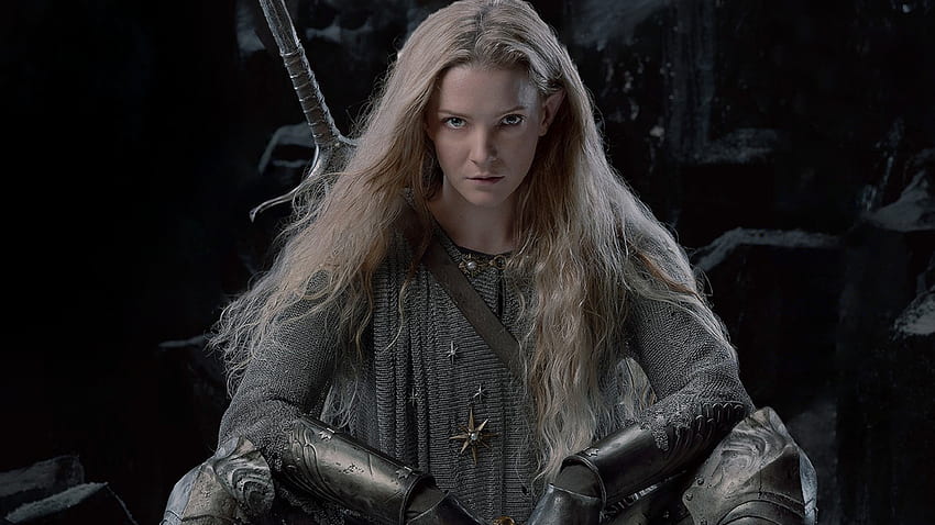 Morfydd Clark as Galadriel Robert Aramayo Markella Kavenagh The Lord of the Rings The Rings of Power 高画質の壁紙