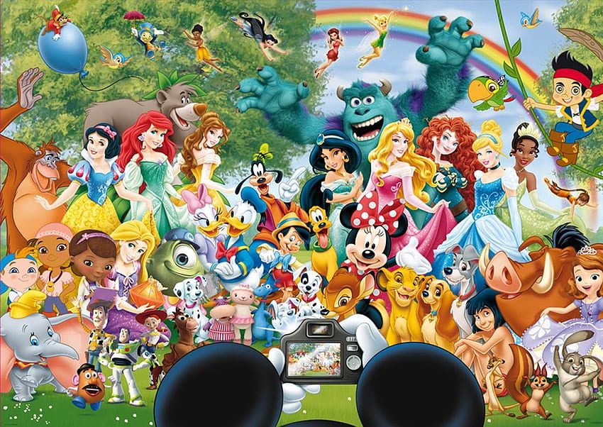 Disney World, disney, luminos, fantasía, todos fondo de pantalla