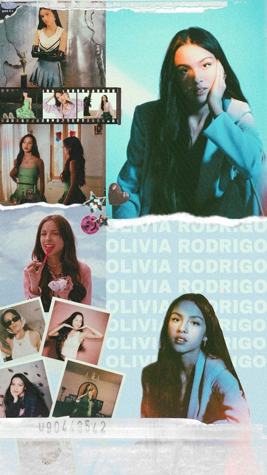 Olivia Rodrigo Collage, Olivia Rodrigo Ästhetik HD-Handy-Hintergrundbild
