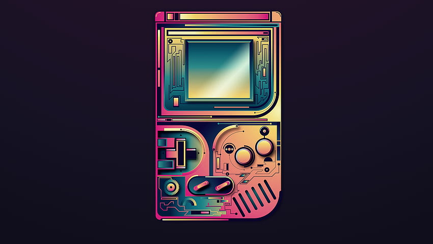 Ретро етикети Gameboy - Game Boy Retro -, Game Boy Color HD тапет