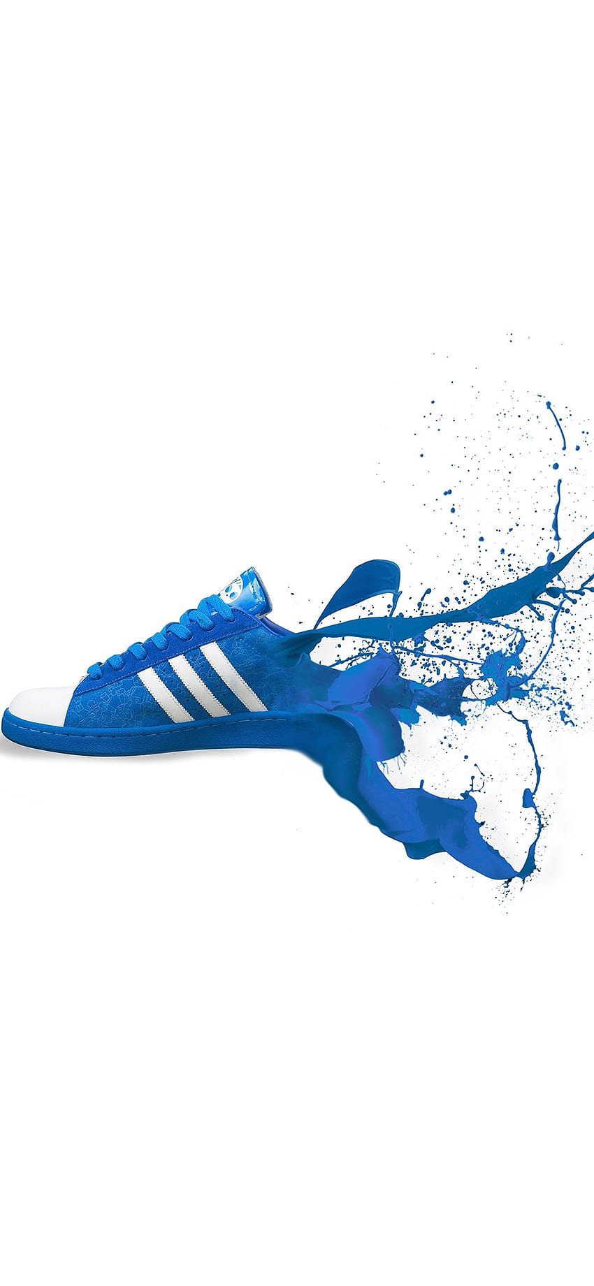 iPhone . adidas blue shoes sneakers HD phone wallpaper