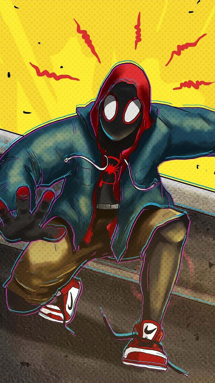 Spiderman Amoled. Marvel-Leinwand, Marvel-Leinwandkunst, Leinwandkunst HD-Handy-Hintergrundbild