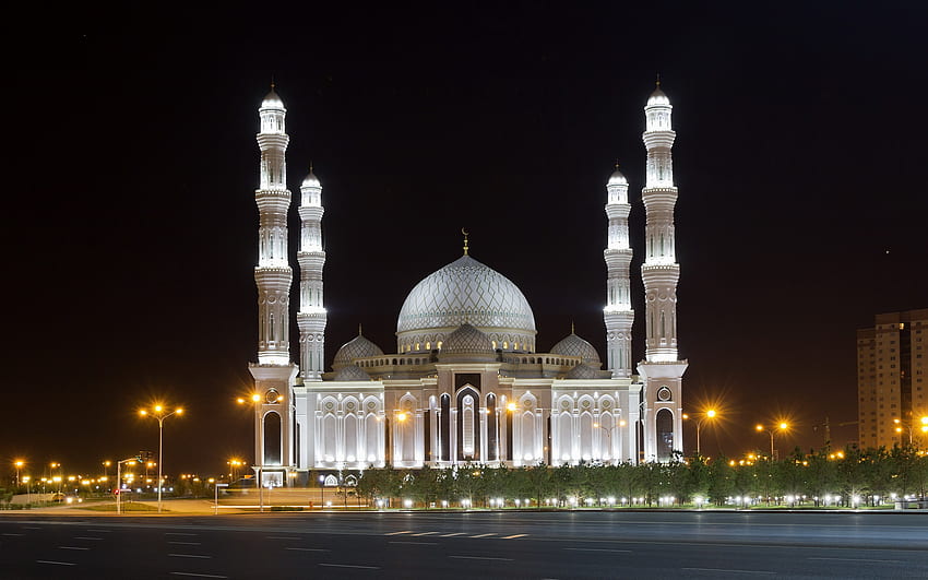 Mezquita de Astana Hazrat Sultan - fondo de pantalla