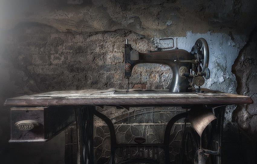 background room sewing machine HD wallpaper