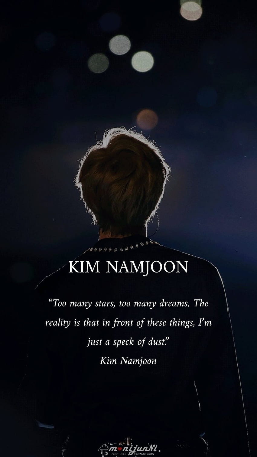 Meaningful Bts Quotes, BTS Kim Namjoon HD phone wallpaper