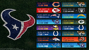 Houston Texans 2019 Desktop PC City NFL Schedule Wallpaper