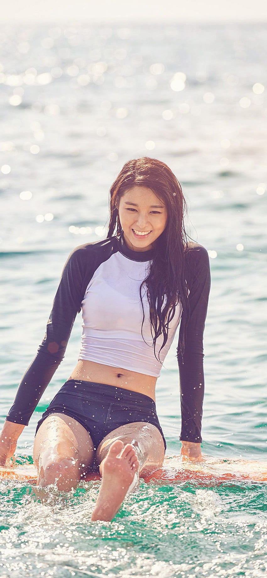 Seolhyun Sea Cute Kpop Summer Flare IPhone X2 HD phone wallpaper