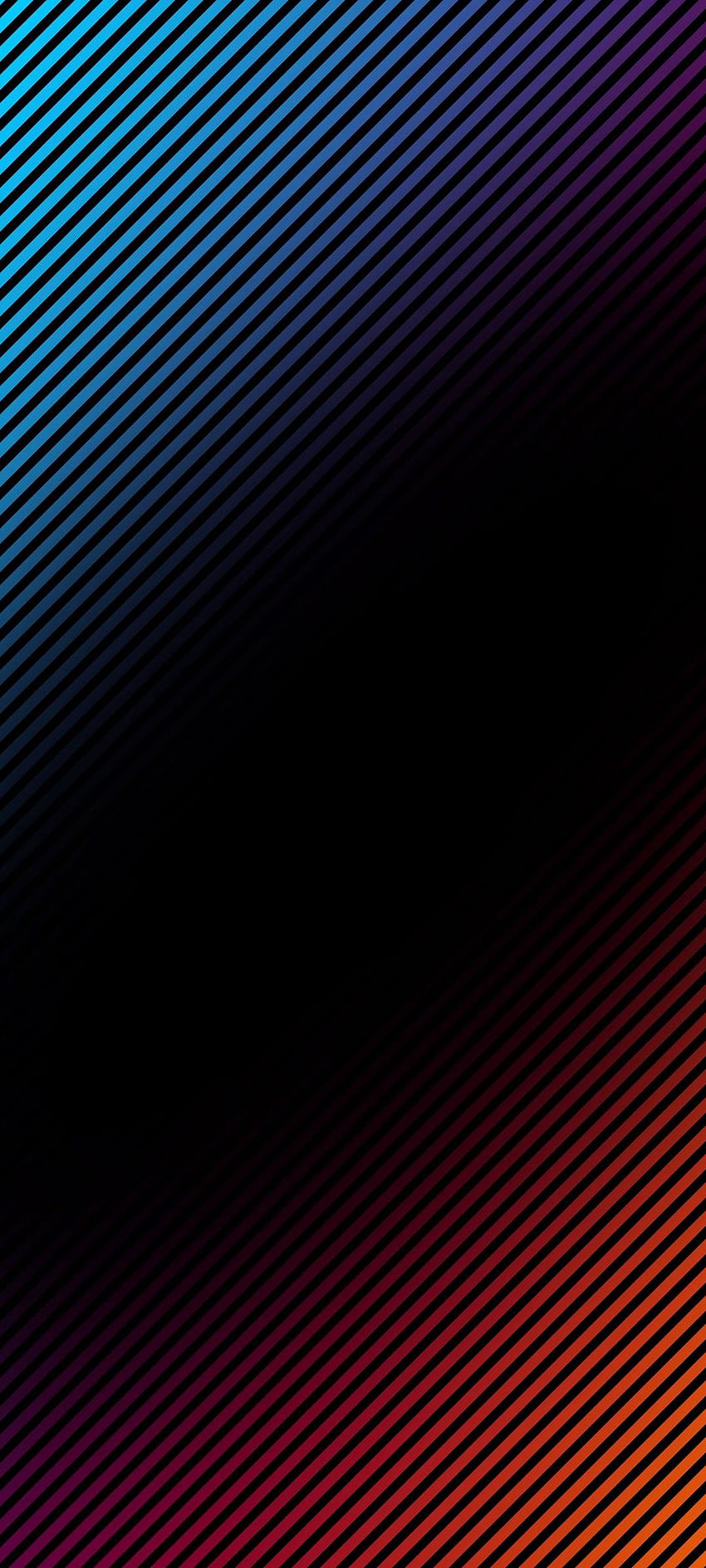 Schwarzes dunkelblaues rotes Linien-abstraktes Telefon, dunkelblaues Mobile HD-Handy-Hintergrundbild