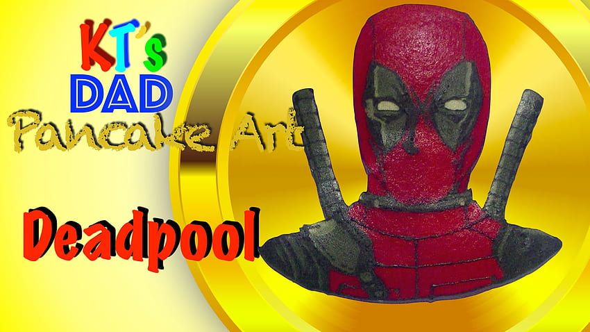 Pancake X Men (Deadpool) Marvel Super Hero By KT's Dad Pancake Art, Deadpool Pancakes HD wallpaper
