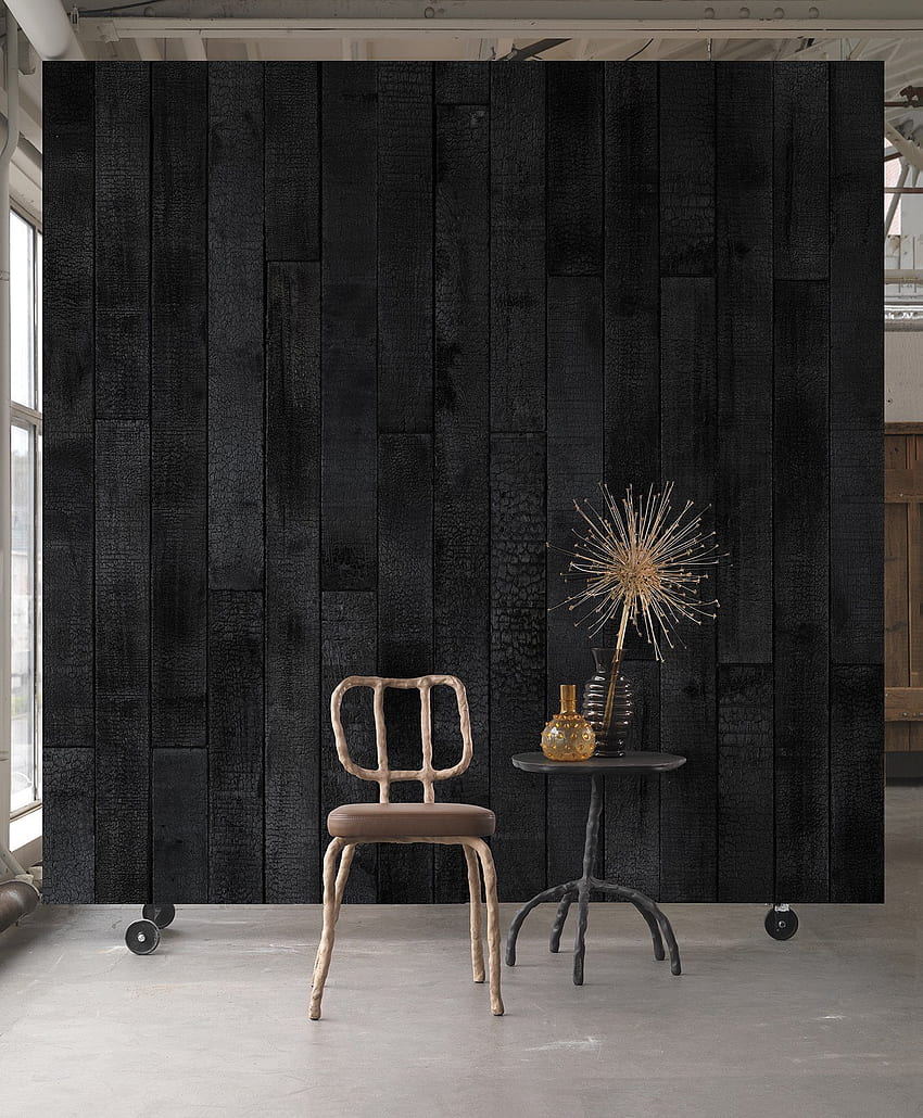 Maarten Baas Burnt Wood design by Piet Hein Eek for NLXL Wal – BURKE DECOR, Wood Chair HD phone wallpaper