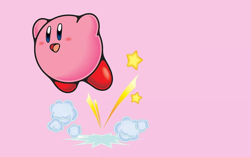 Kirby Background. Kirby , Kirby Super Smash Bros and Kirby Nintendo, Minimalist Kirby HD wallpaper