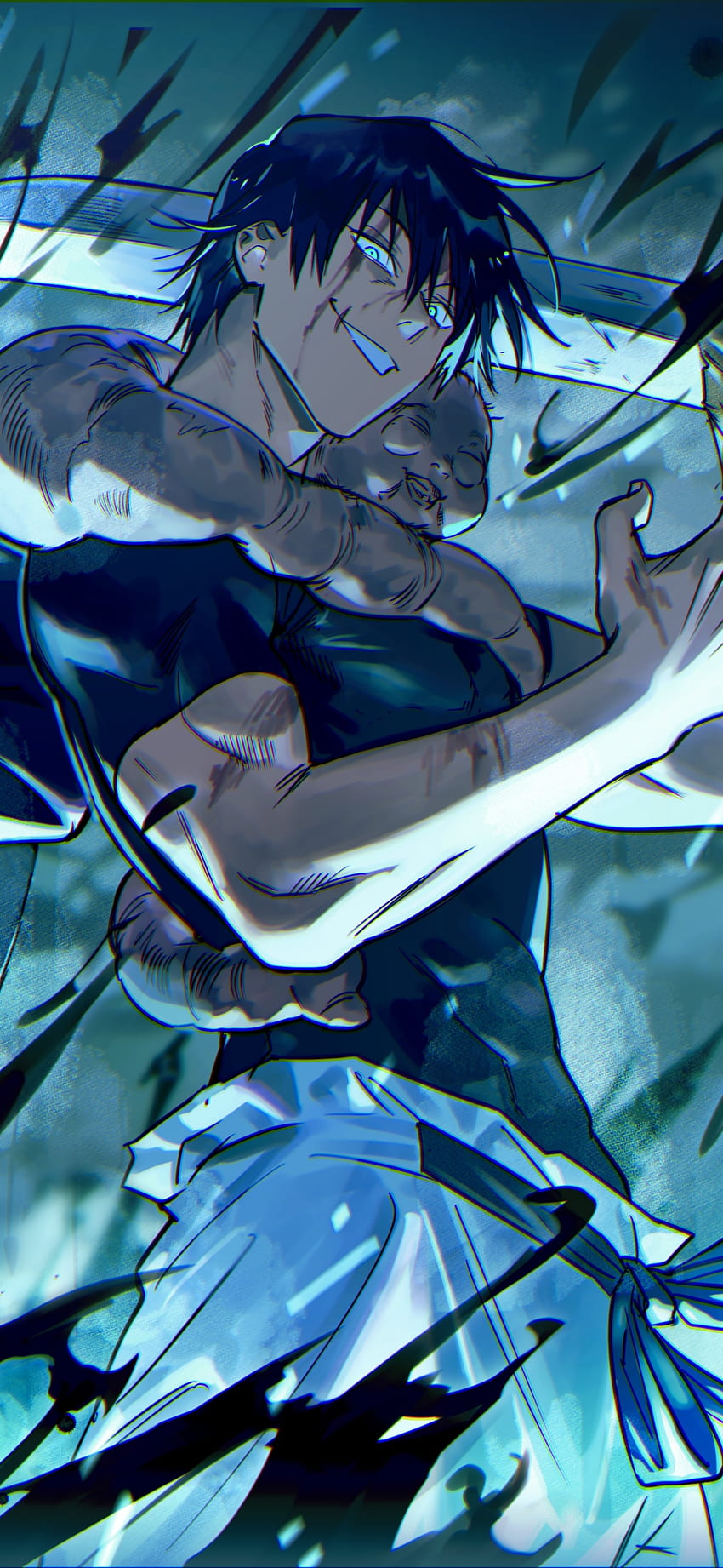 Toji Fushiguro, kaisen, jujutsu, jujutsukaisen, 애니메이션 HD 전화 배경 화면
