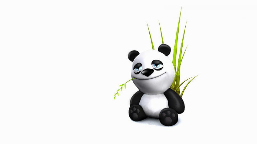 .wiki-Funny-3D-Cartoon-Panda-Background-PIC- HD wallpaper