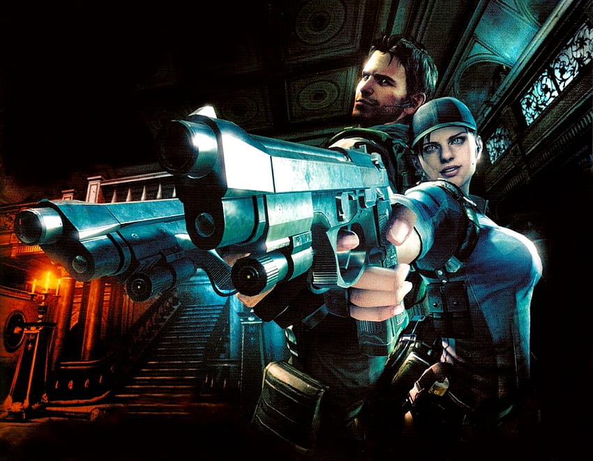 Jill y Chris, Chris, Jill, Resident Evil 5 fondo de pantalla