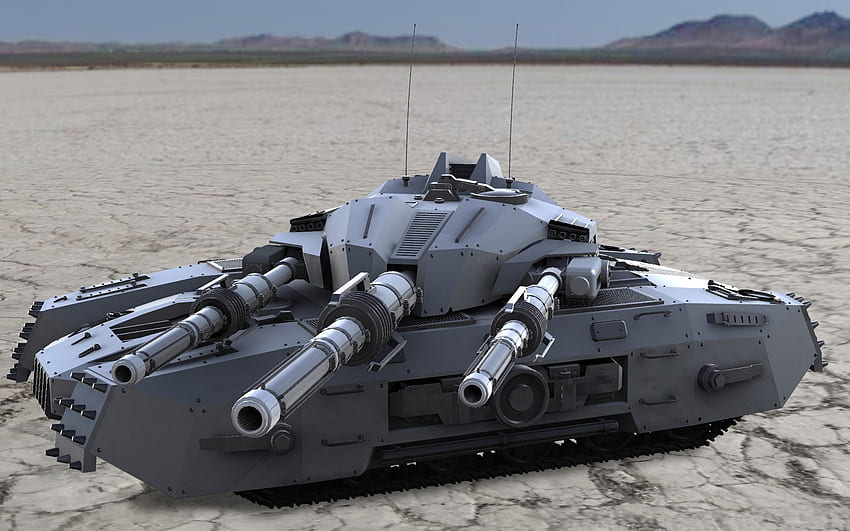 Opancerzony pojazd bojowy, czołg, digiart Tapeta HD