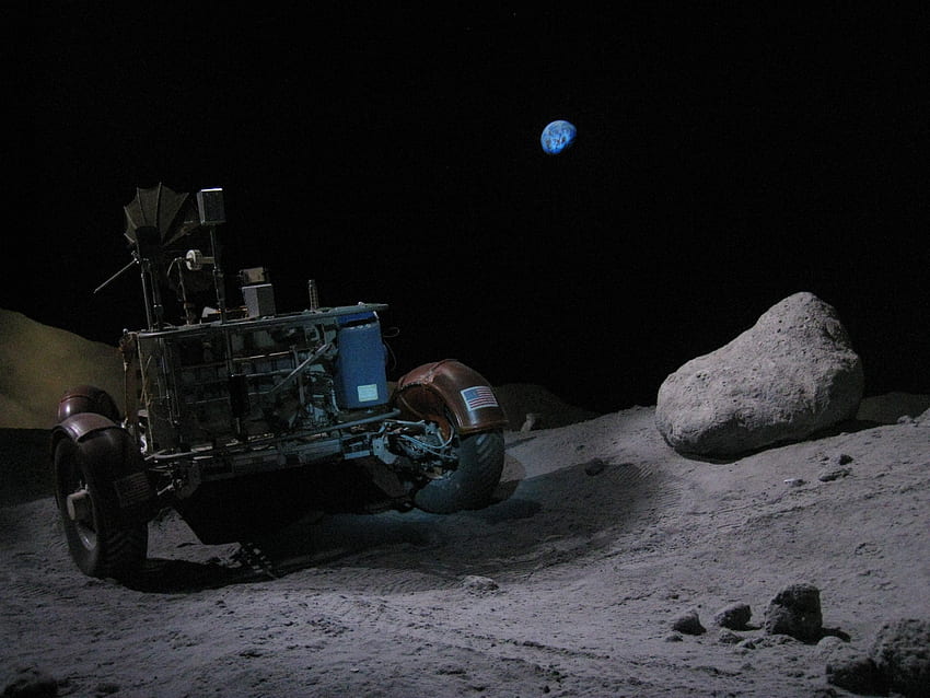 Sonstiges: Lunar Surface Mock Moon Space für 16:9 High HD-Hintergrundbild